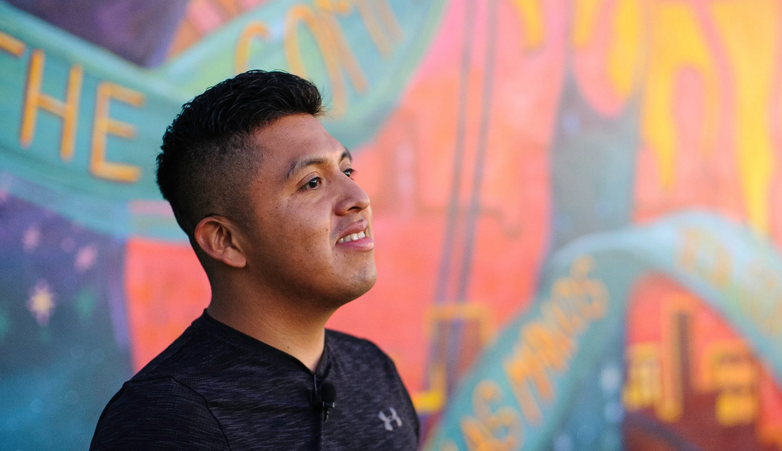   Gael and Jazmín Share Their Stories at a Community Gathering to Raise Over $12,000