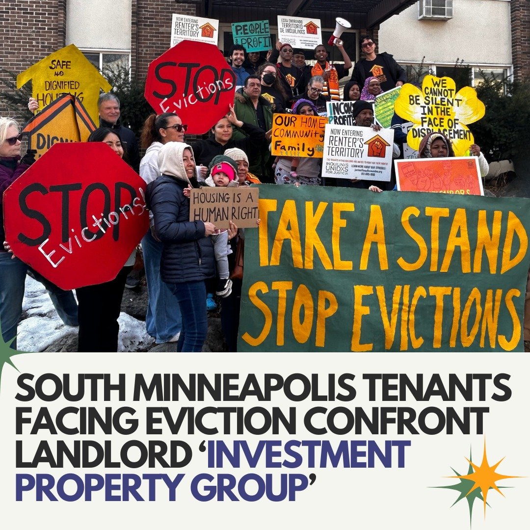 All power to the people! All power to IPG tenants of South Minneapolis fighting for the safe, dignified homes they are worthy of, and to renters everywhere! 🔥