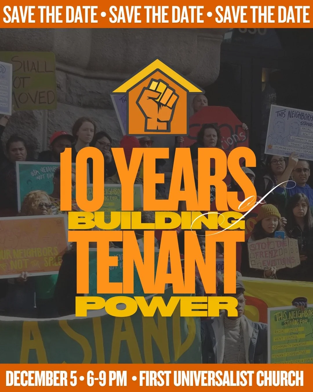 [Espa&ntilde;ol abajo] 🔥 SAVE THE DATE: IX is turning 10! 🔥 Join us on December 5 to celebrate 10 years of building tenant power in Minneapolis. Now more than ever, we know the there is only one answer to Minneapolis' unjust housing system: organiz
