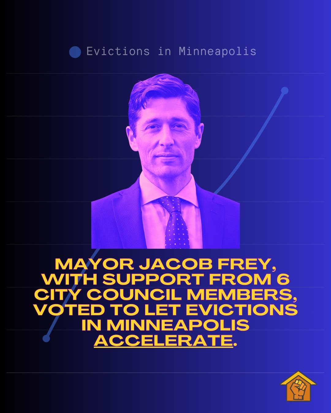 Minneapolis tenants at risk of displacement due to ICE terror are left with absolutely zero protections against eviction - thanks to Frey, his donors and his City Council allies. 

If the current Mayor and Council can't deliver on the bare minimum, w