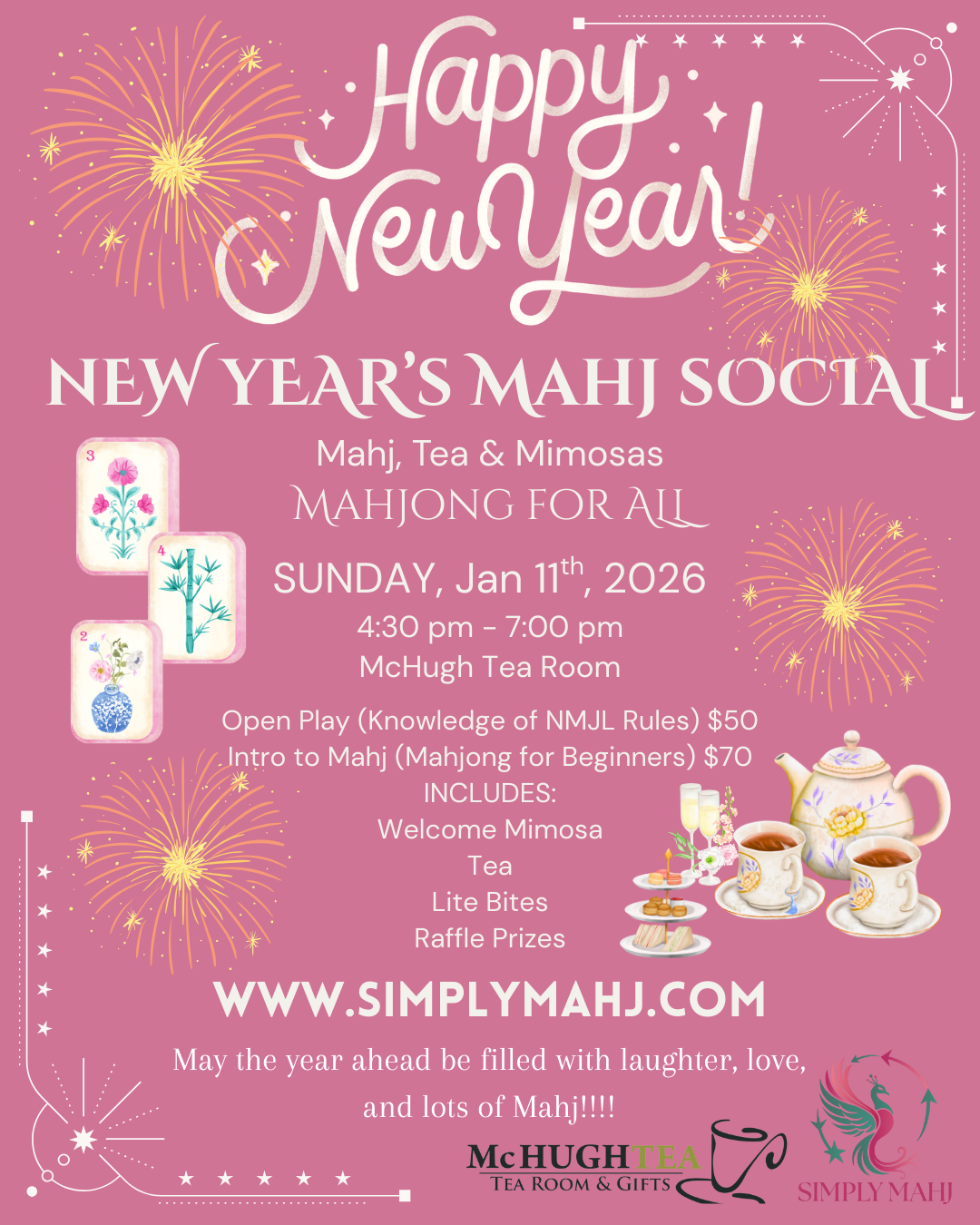 New Year's  Open Play Mahjong