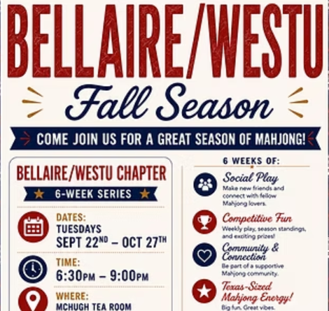 Texas Mahjong League - Bellaire/WestU