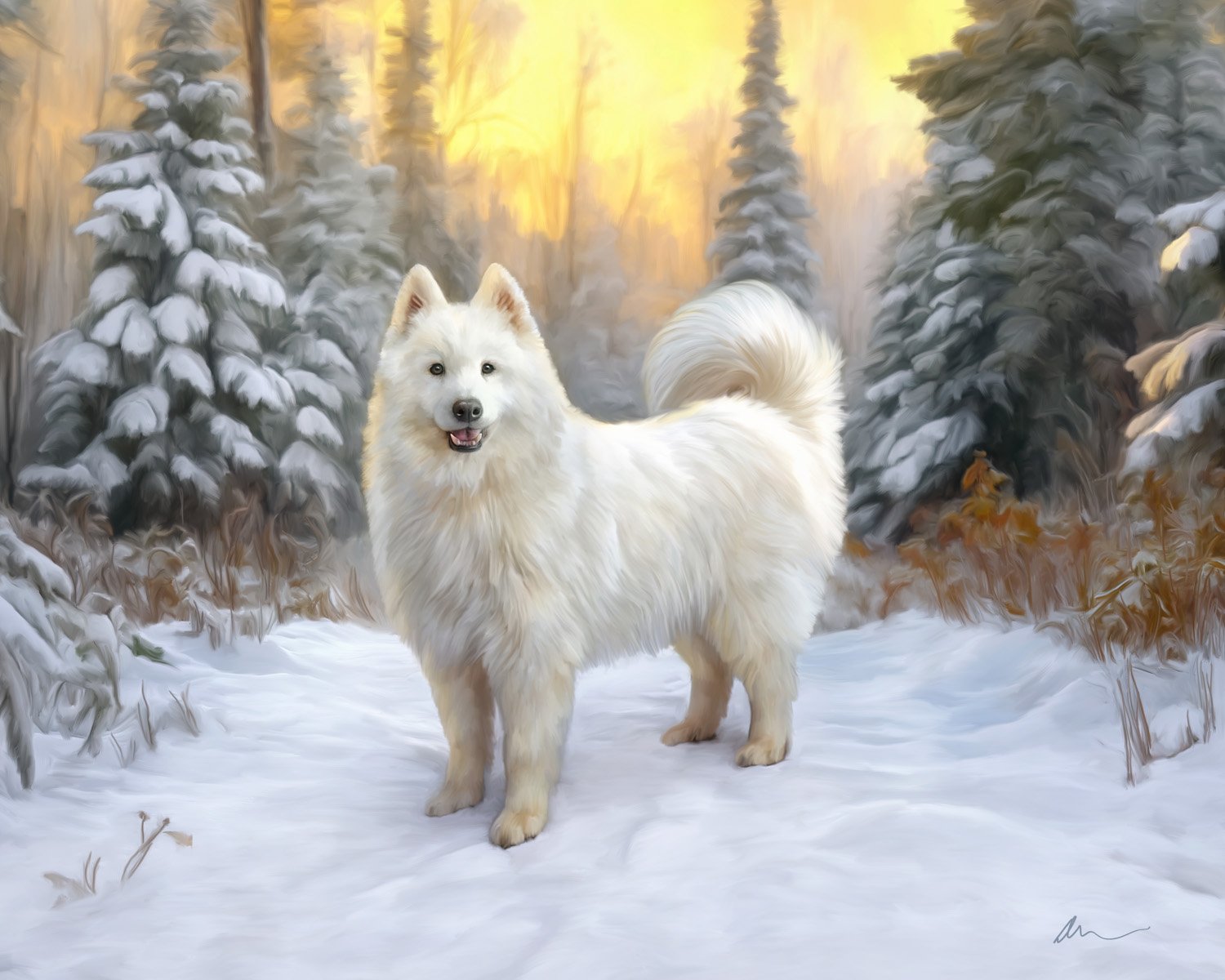 Another smiley fuzzy beauty completed!! Wicked's painting is off to be printed!
