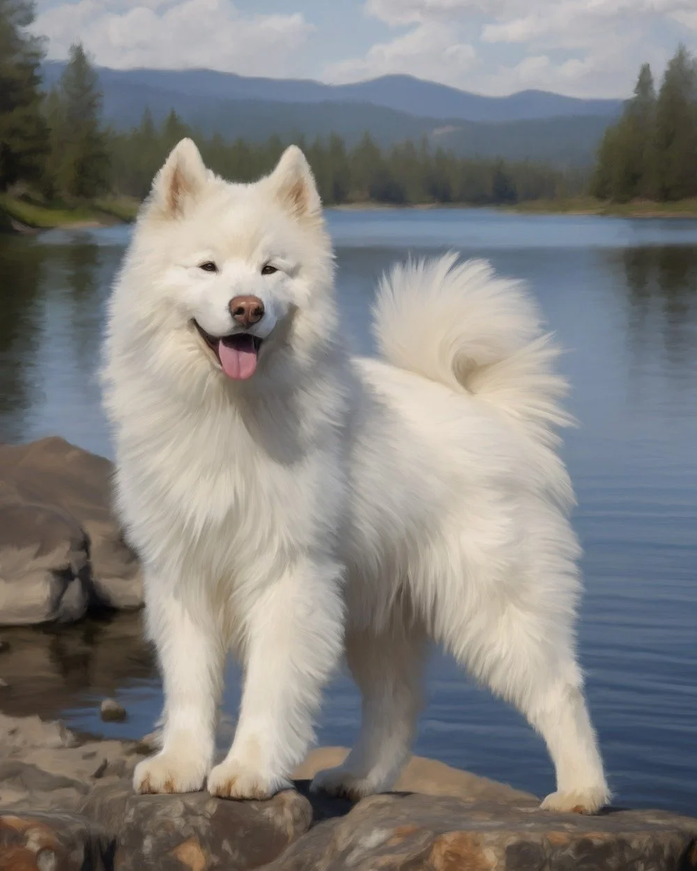 I was commissioned to complete a portrait of GCH CH Cascade 'N Starstruck Surfin&rsquo; Sahalie CA BCAT ROMP ROMC &quot;Kihei&quot; as he was honored at the SCA National with the esteemed Certificate of Merit. It was a surprise for his breeder, Cheri