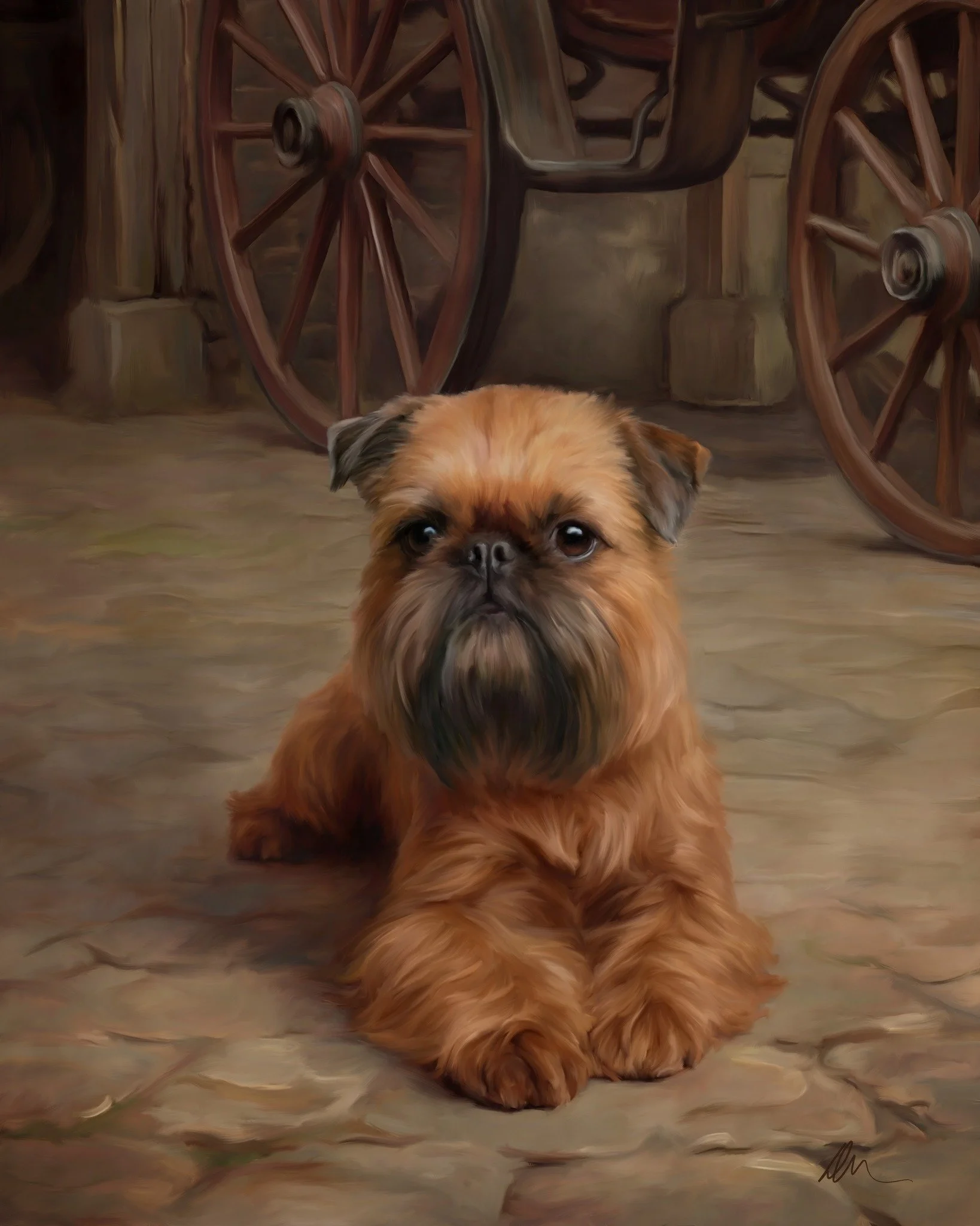 I was looking through my portfolio recently and realized I've only painted a small fraction of the AKC's 205 recognized breeds. So I've decided to paint all of them.

I'll be announcing breeds in rounds of seven, one from each AKC group, and I'm aski