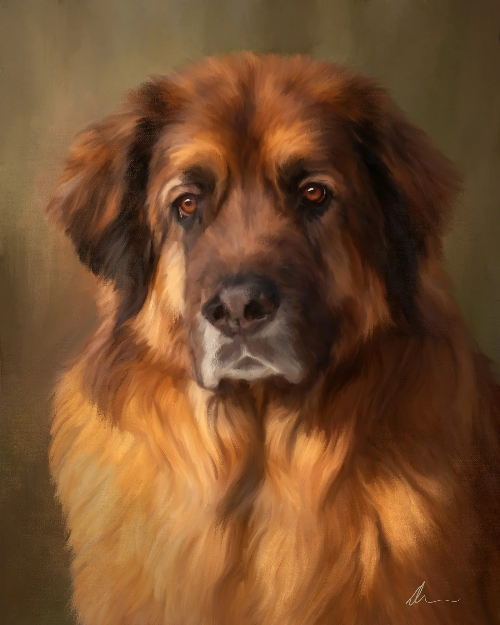 While I know how to pronounce Leonberger in English, in the back of my head I always said it very "french-ily" - L&eacute;on Berger. Like, it's L&eacute;on the Shepherd. Imagine my surprise when I found out it was a German breed. This is &q