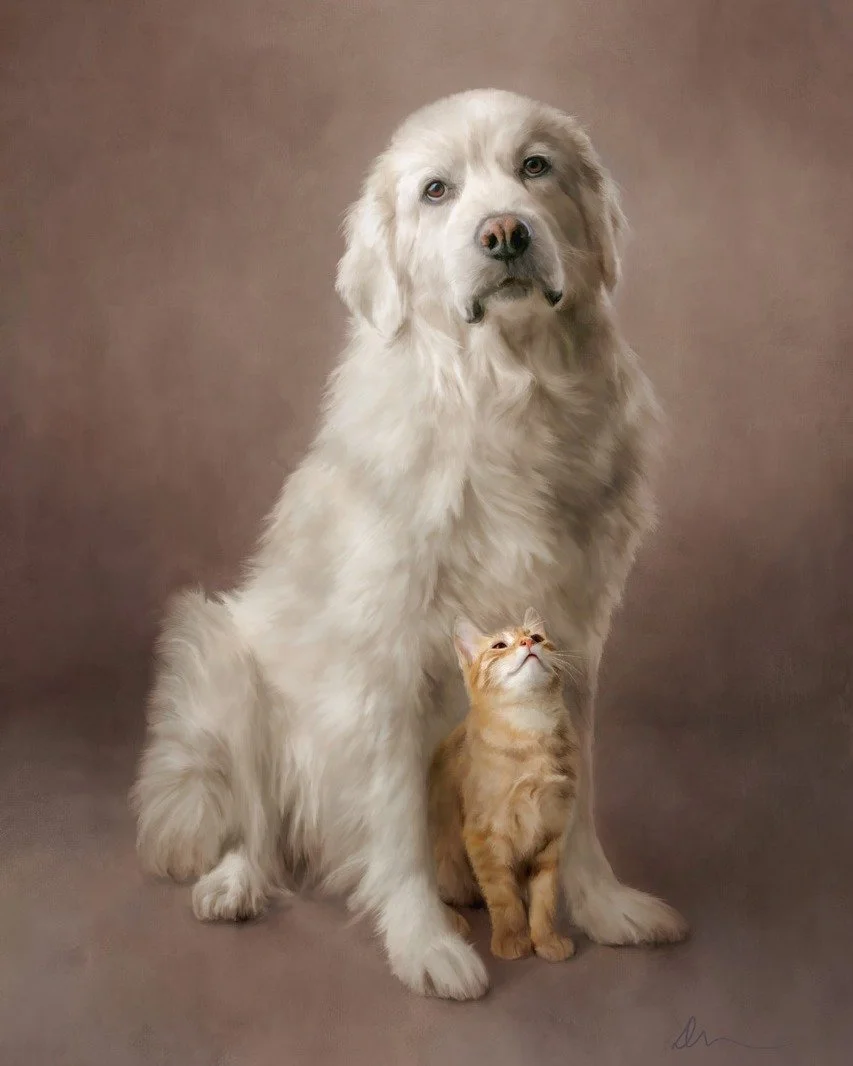 It's Ginger Cat Appreciation Day! We have several personality-stuffed ginger cats that have prompted a few art pieces!

 #CustomPetPortrait  #catart #gingercatsof&icirc;nstagram