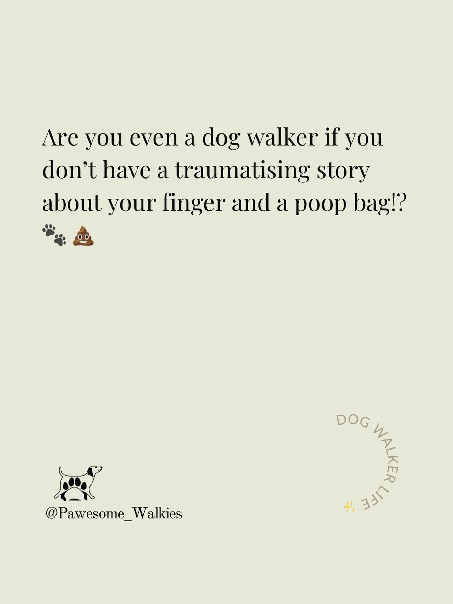 Every dog walker has that story&hellip;
The moment you realise you&rsquo;ve made a terrible mistake, question all your life choices, and somehow still carry on like a professional 🐾💩😅
