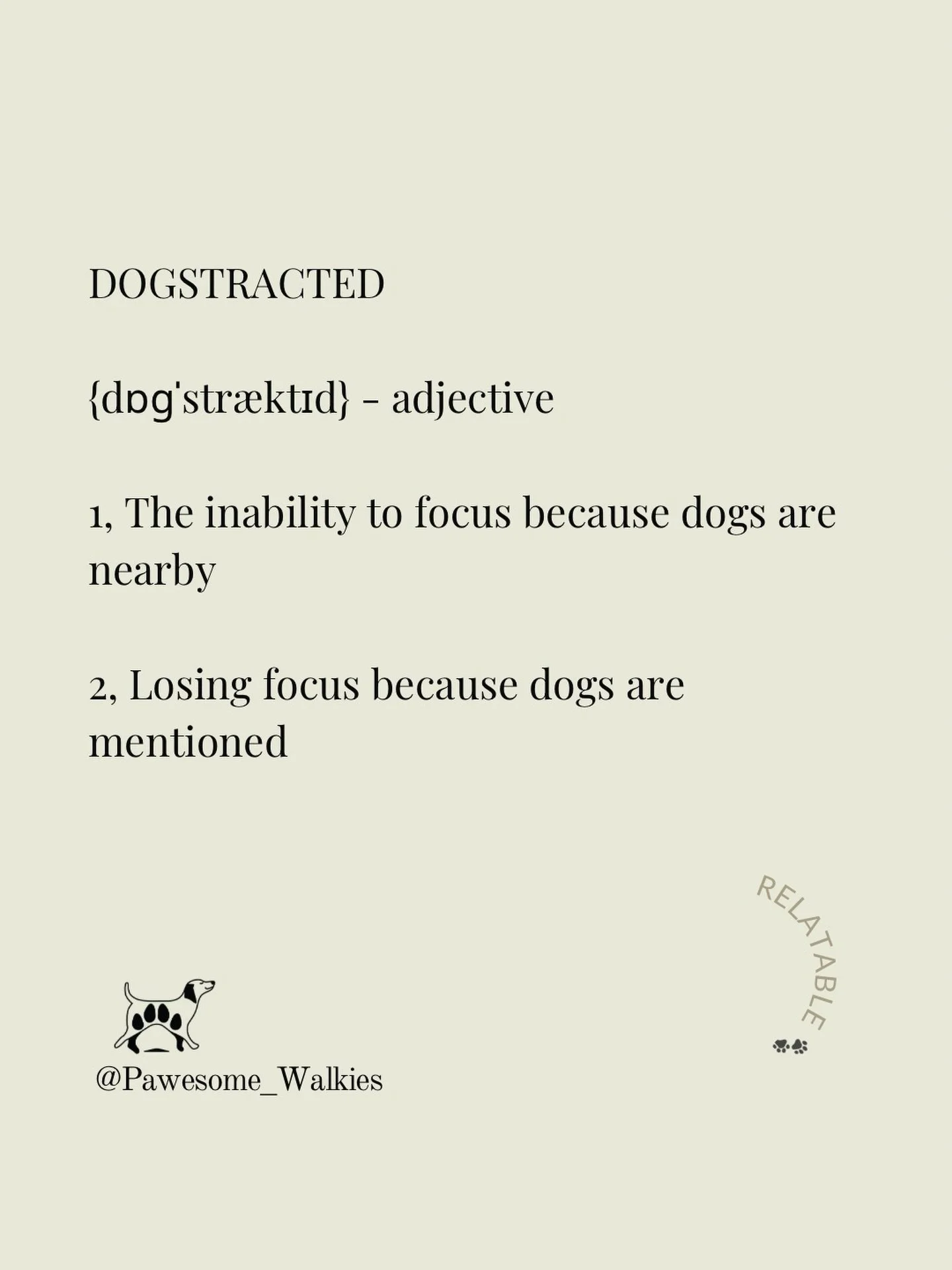 This is quite literally what happened to our whole team&hellip;

We just has &lsquo;normal&rsquo; jobs, minding our own business&hellip; then we got dogstracted, permanently. 

10 years deep of being distracted by dogs.

Living, breathing, working fo