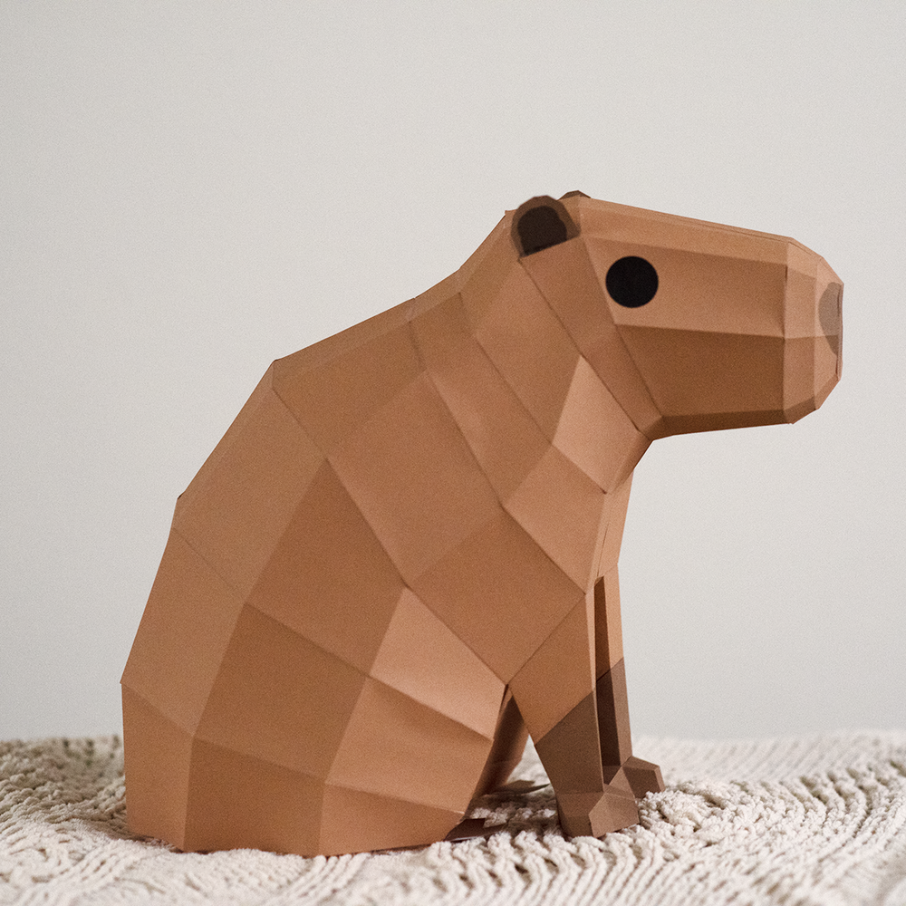 Pixel Papercraft - Capybara (new)