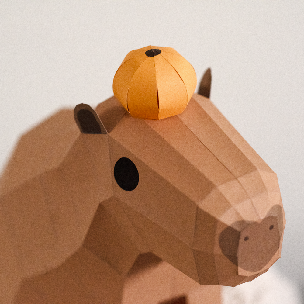 Pixel Papercraft - Capybara (new)