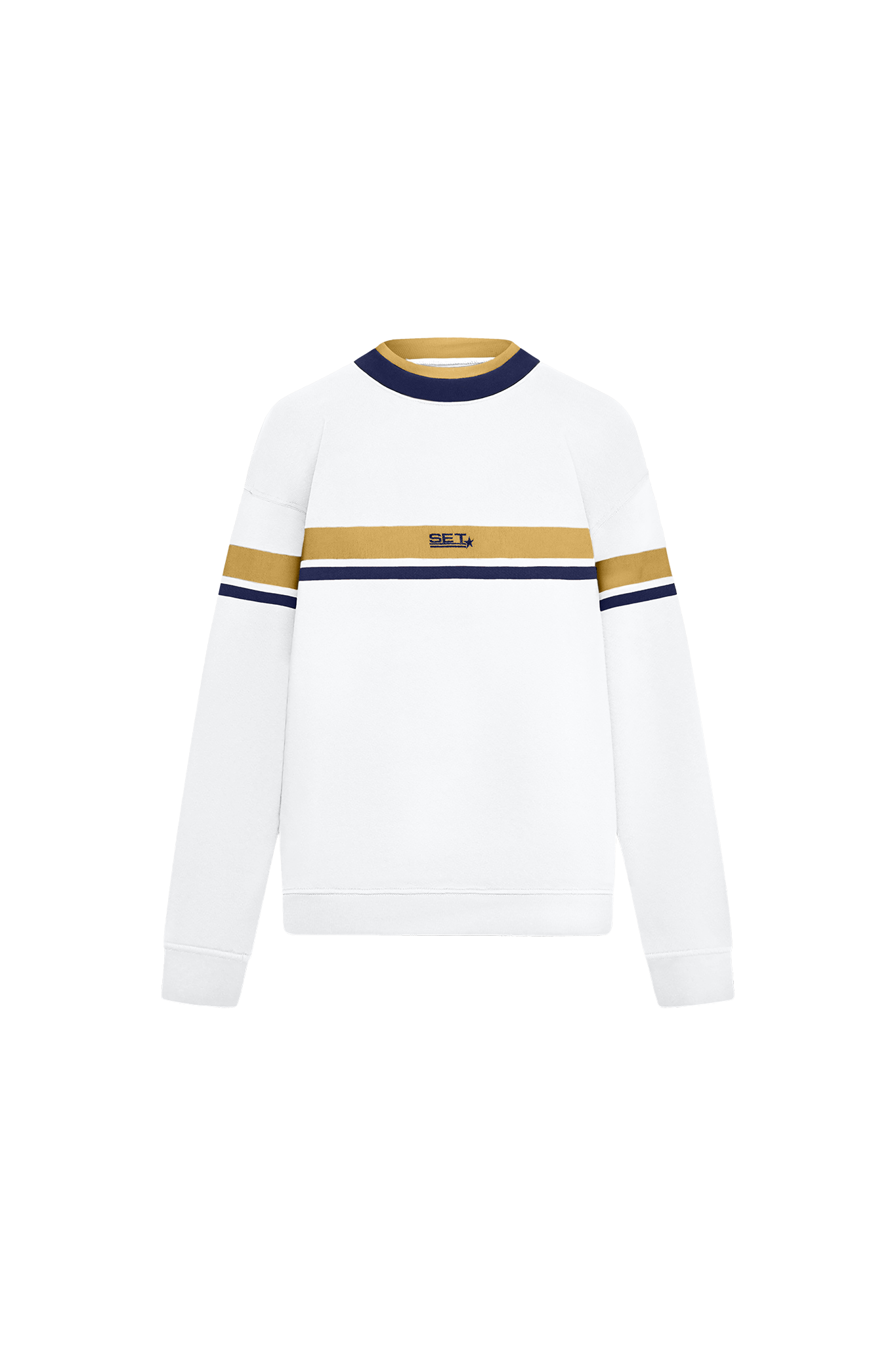SA-26-MWF071_STAPLE SET STRIPED LAYER CREWNECK_Custard_Front_0124_Web.png