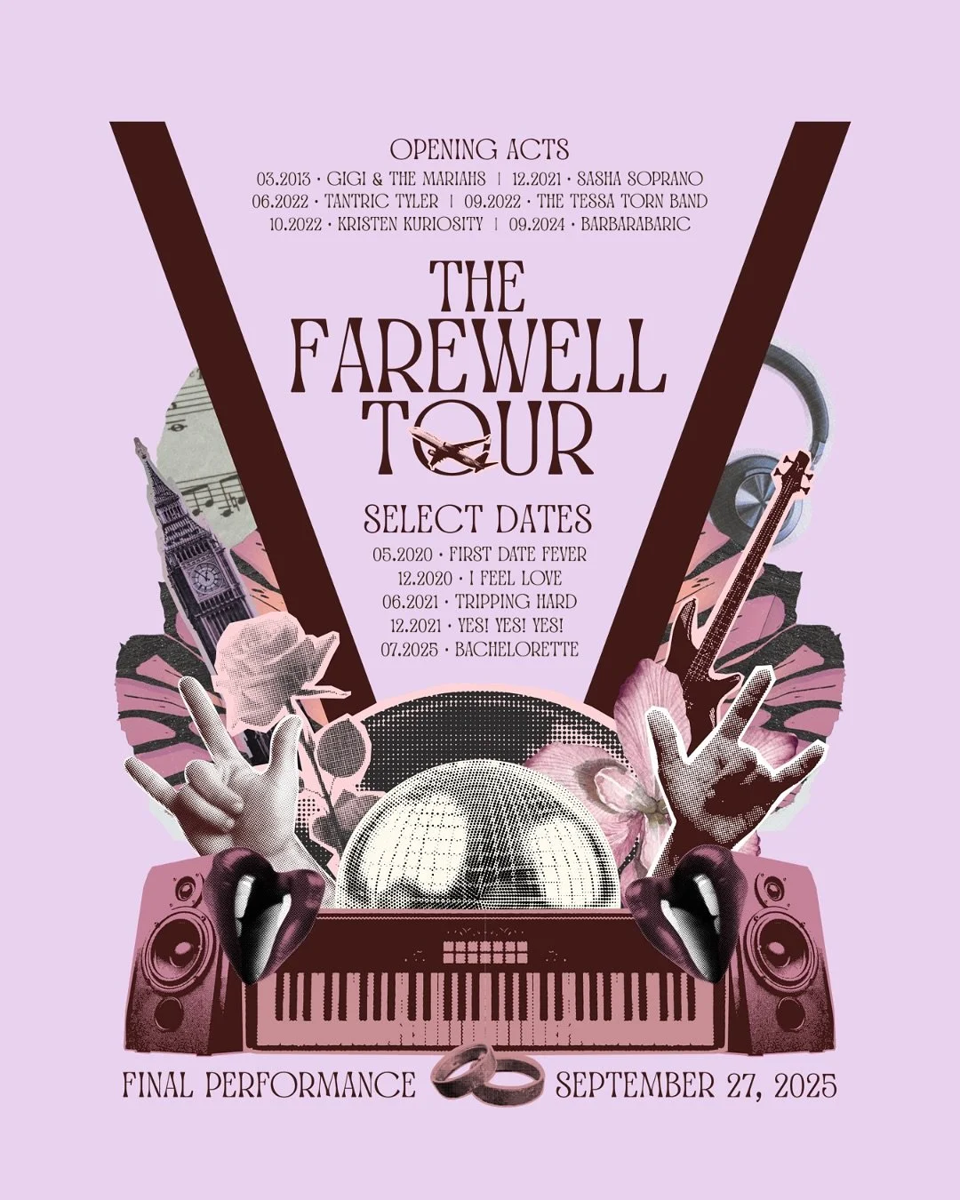 From cubicle cuties to singing soulmates, V and I go way back&mdash;like, 12+ years back, to the days of crappy coffee, abundant briefs and long drives into the office blasting house music. 

Designing this custom &ldquo;Farewell Tour&rdquo; sweater 