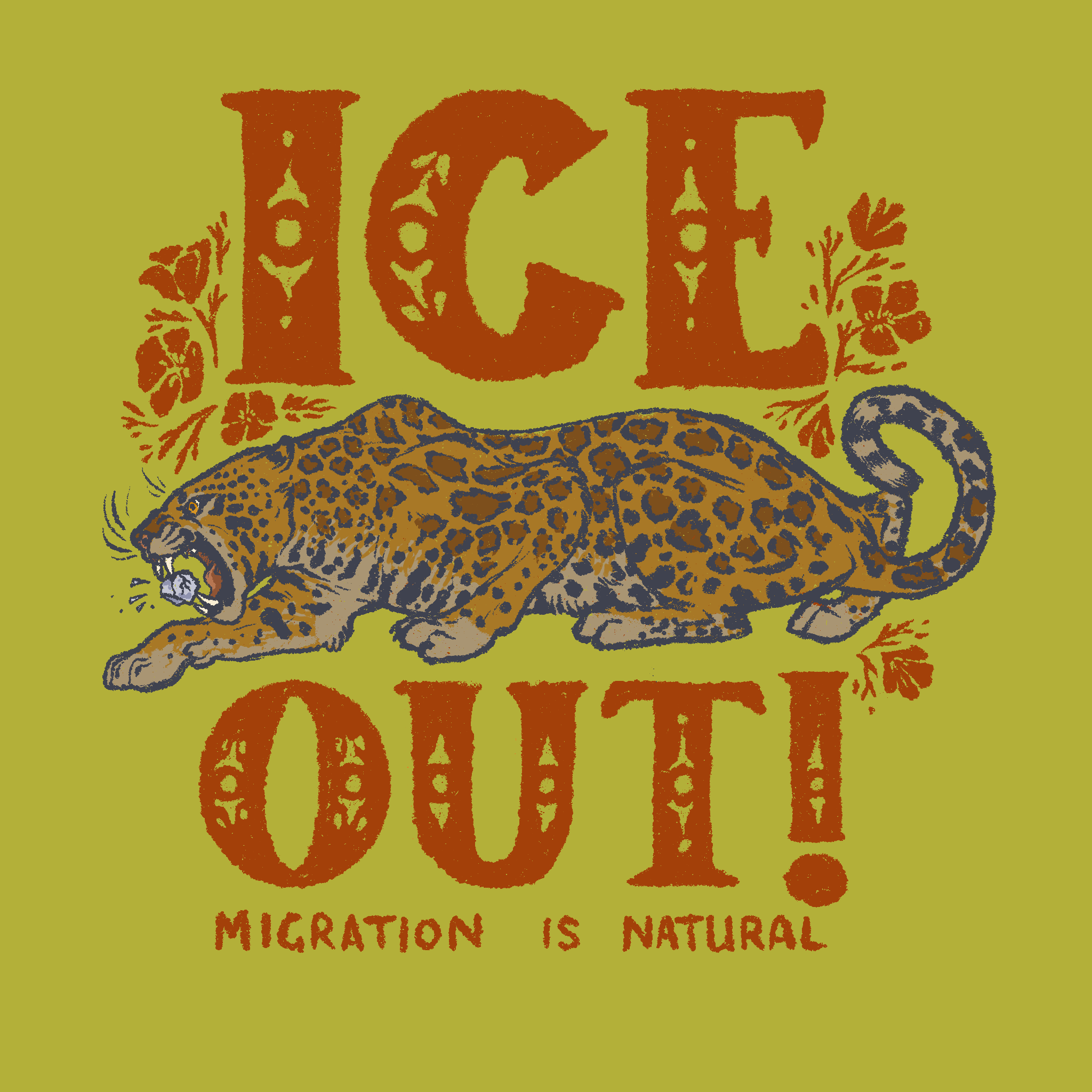 ICE OUT! Protest Sign Printable