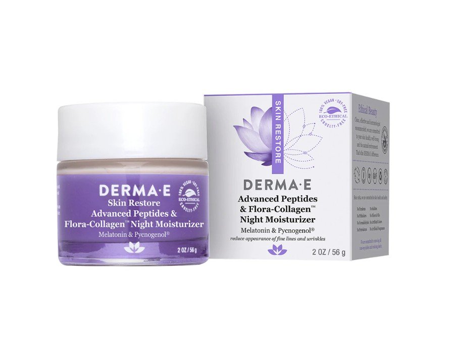 Derma-E Advanced Peptides and Flora-Collagen Night Moisturizer