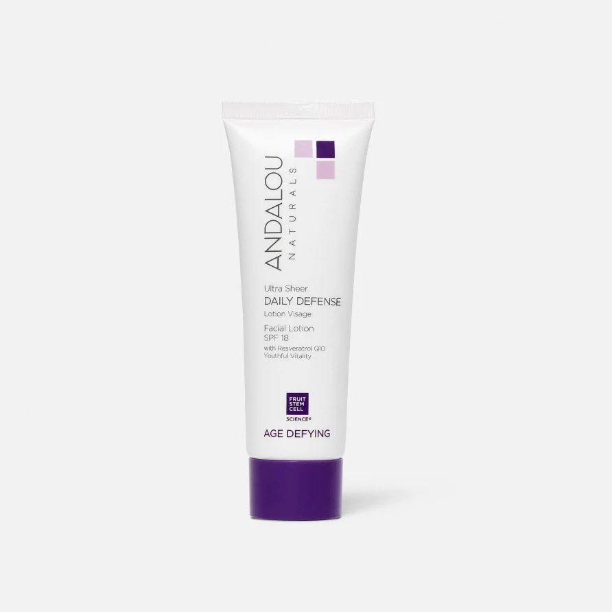 Andalou Age Defying Ultra Sheer Daily Defense Facial Lotion Spf 18