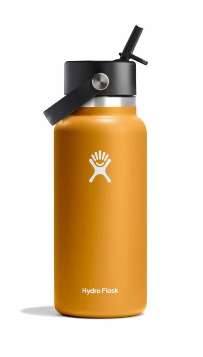 hydroflask wide mouth 32 oz with flex straw fossil.png