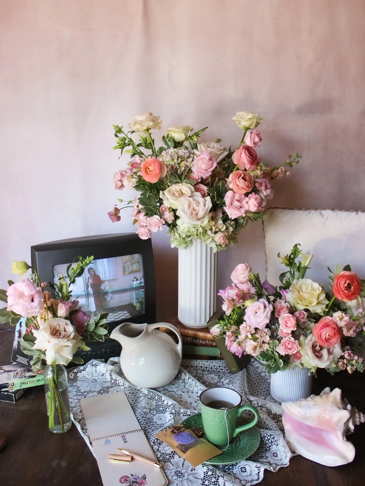 She believed in love letters, quiet moments, and the slow burn 📬🤍

The Meg is soft blush romance with You&rsquo;ve Got Mail charm. Cozy sweaters, warm tea, tender feelings, and love that feels like home. 

For the romantics who fall for the words f