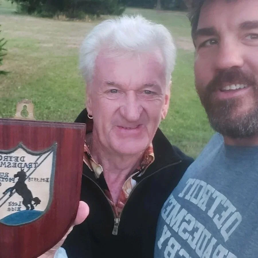 Yesterday we had a visitor at practice.

Lynn Clarke, age 82 from Wales, was the backs coach for the Detroit Tradesmen from 1979 to 1983. He had some great stories of the team, along with tales of Bob Davis and the Dunn brothers. 

In the early 80s, 