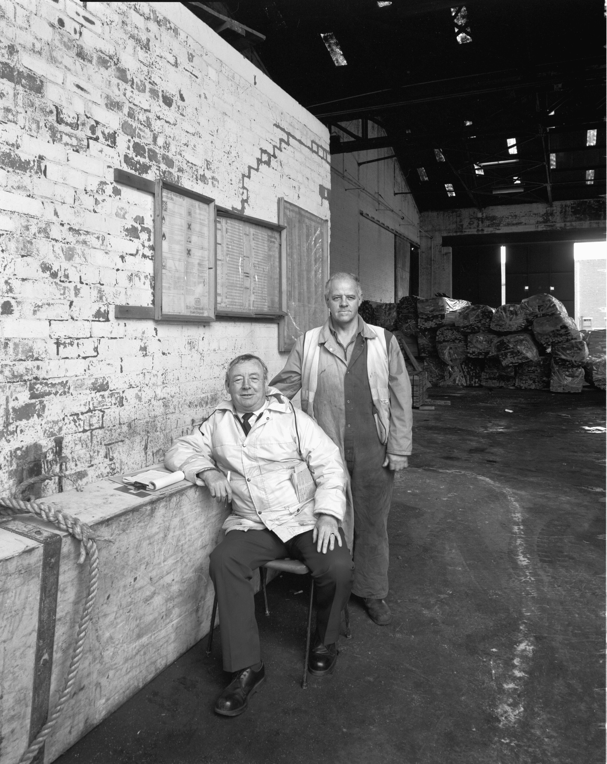 JOE MURPHY (seated) & JHON SIMMELEAER (The Bullet) CANADA DOCK AUGUST 1994  