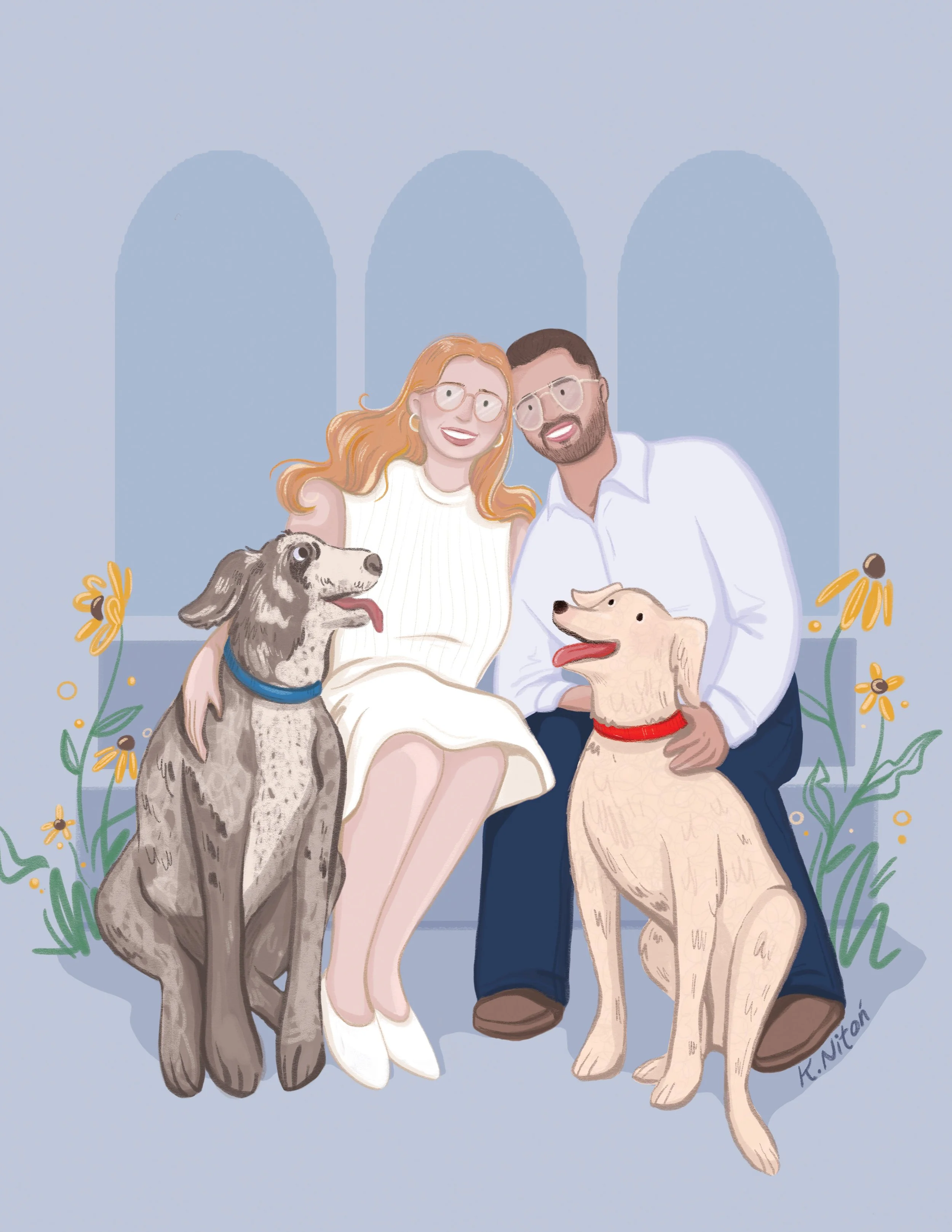 Custom Illustrated Portraits