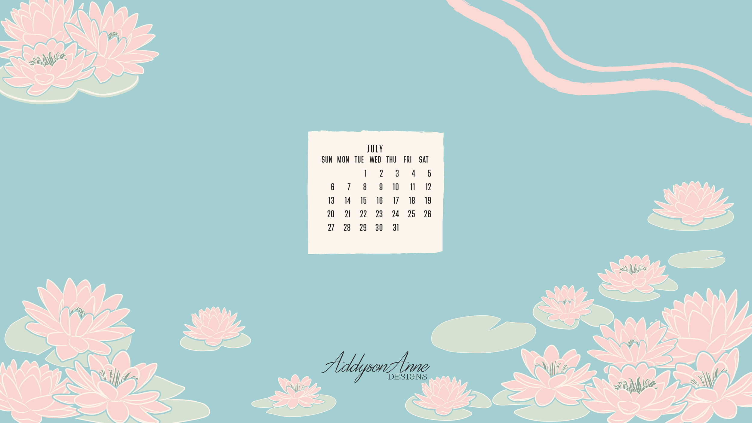 July Computer Wallpaper