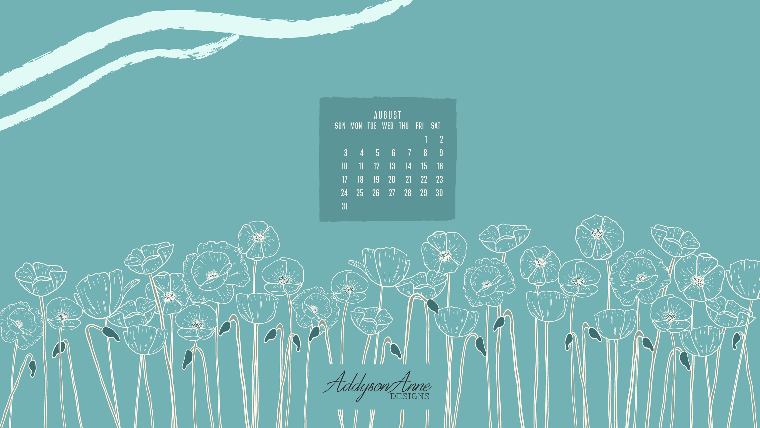 August Computer Wallpaper