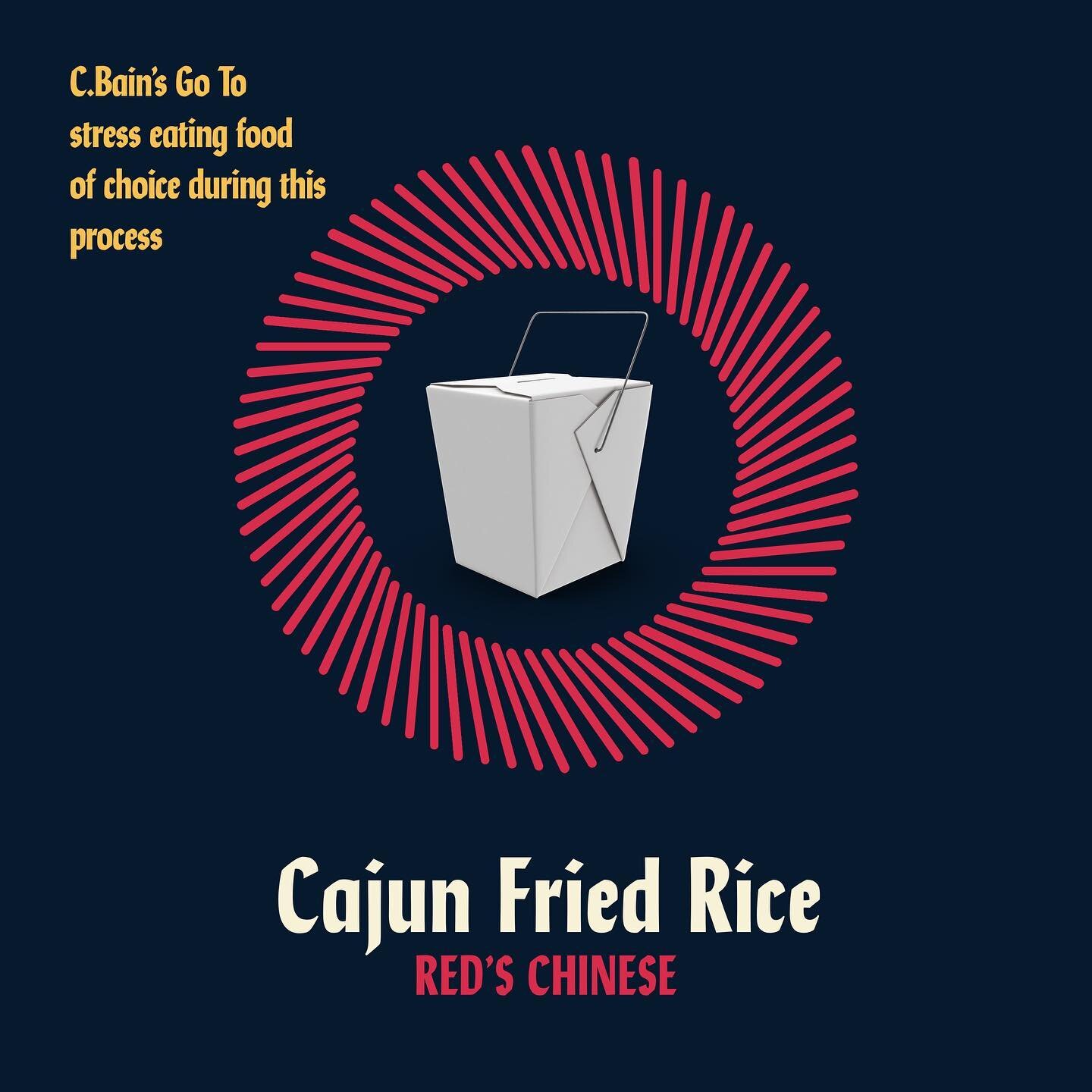 &ldquo;Not because it was the creation period, but sure, because of concerns about the attempts at fascist overthrow of democracy, lol, yes, I did some stress eating about that. Ate a lot of Red's Chinese!*&rdquo; 

- C. Bain (on activities or things