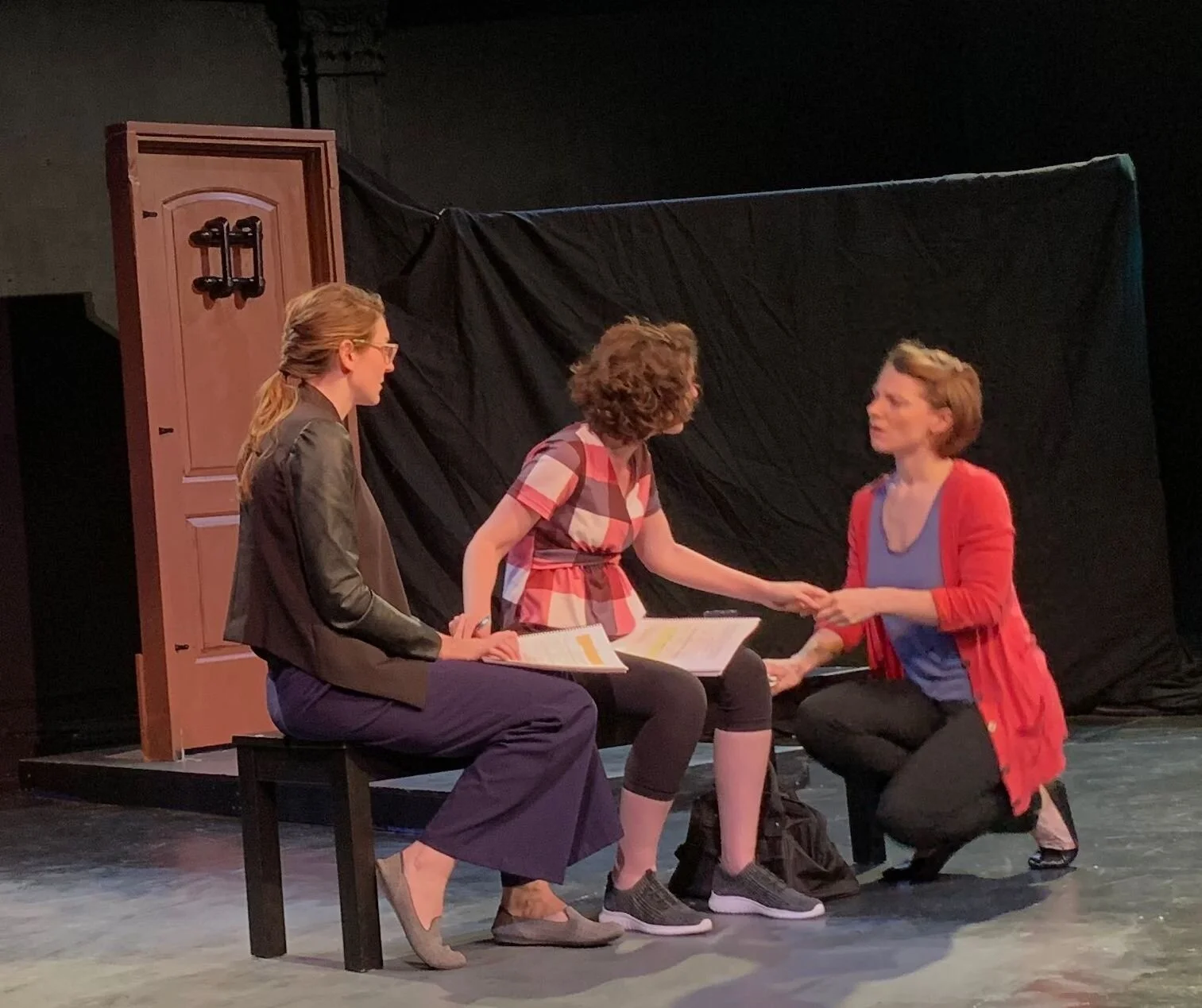 Natalie Hegg, Patricia Lynn, and Lynnsey Ooten. Photo by Philip Estrera.