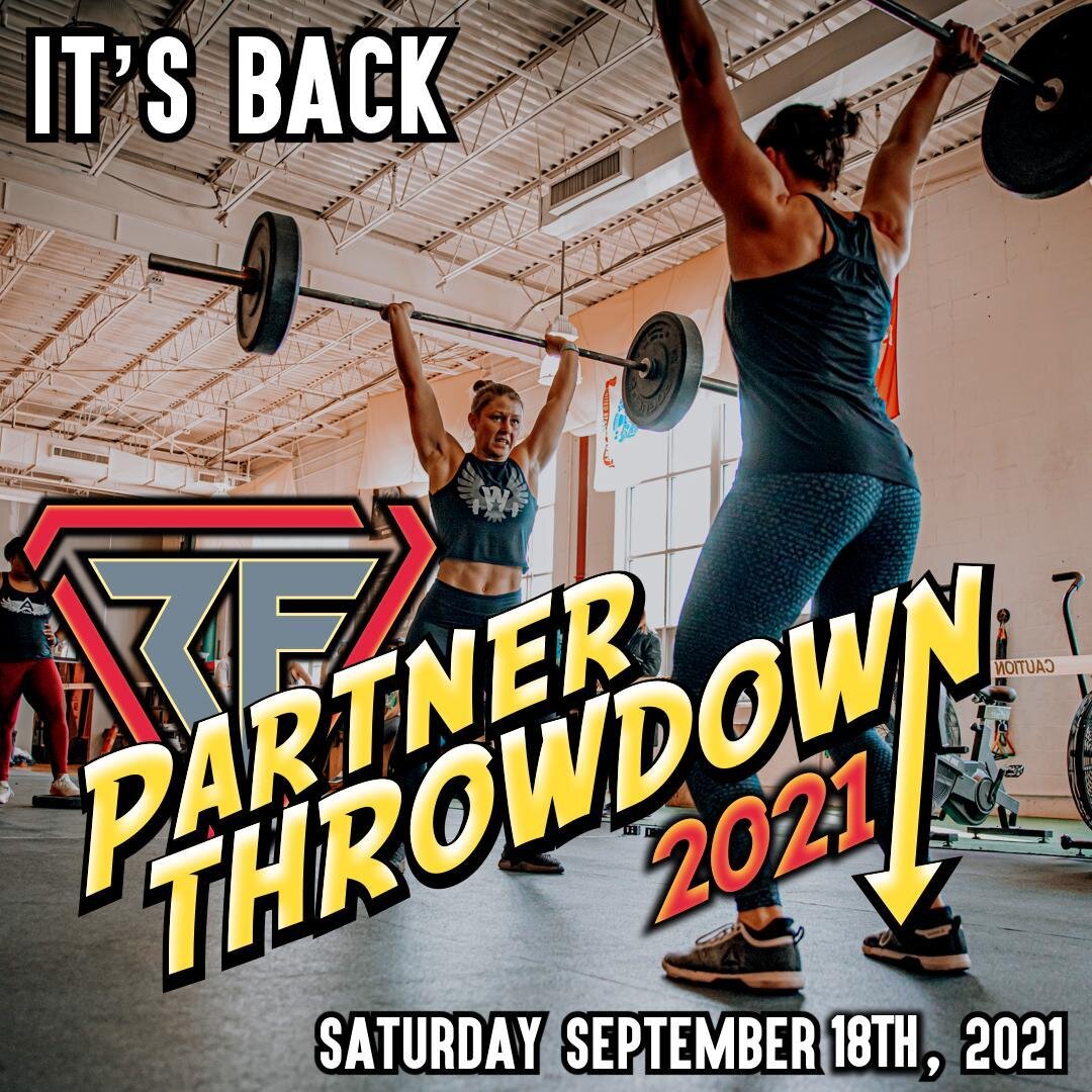 ‼️The Partner Throwdown is back‼️⁠
⁠
Please mark (or edit) your calendars for SEPT 18th, 2021⁠
⁠
(A previous post had an incorrect date - our apologies)⁠
⁠
Tag your partner and follow @partnerthrowdown for updates... Registration details coming soon 