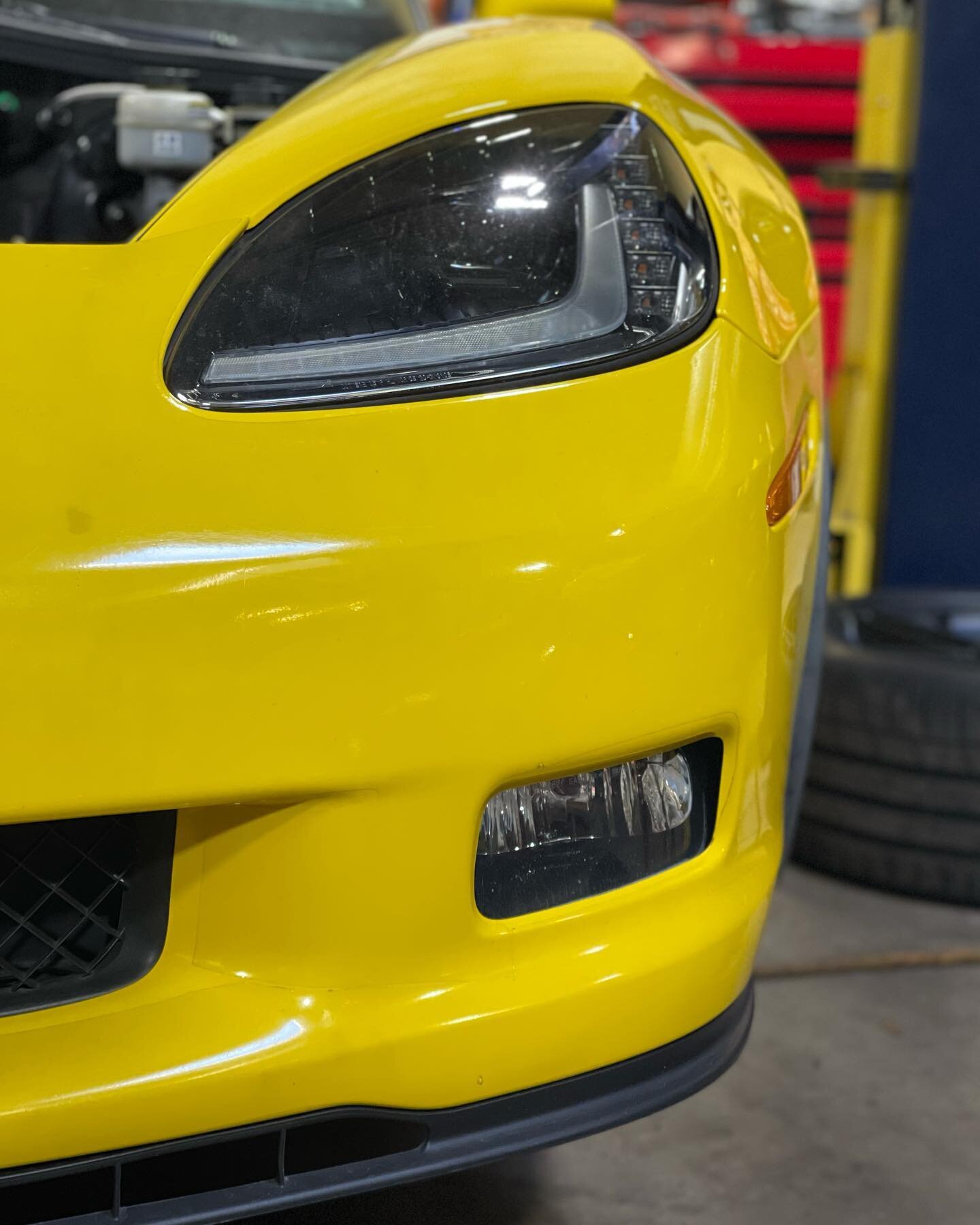Beautiful Z06 in for springs, retainers, valve seals, camshafts, and a bunch of other goodies!