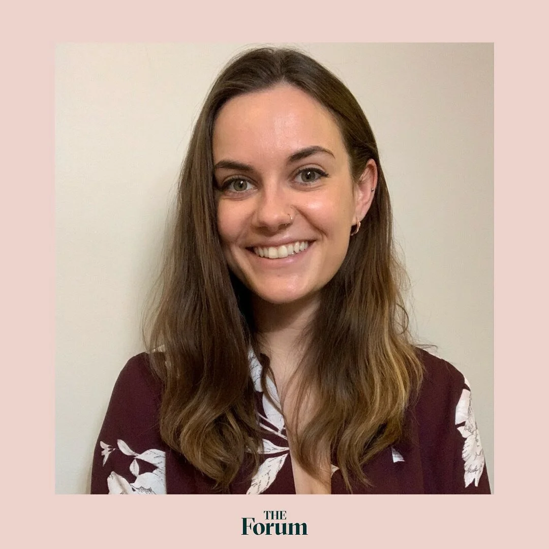 The Forum Team is GROWING BY THREE! 🙌⁣
⁣⁣⁣
This week, we have three incredible women joining our team. We're so excited for you to meet them! ⁣
⁣
First up, we're welcoming Jacqueline Gilchrist as our new Mentor Program Coordinator. In this role, she