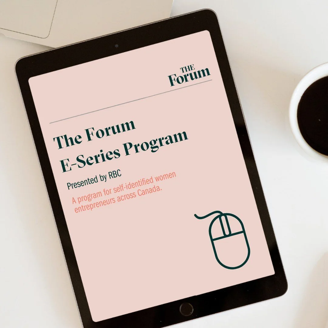 BREAKING NEWS: E-Series registration is now open! 📰⁠
⁠
We're happy to share that our longest-running program, The Forum E-Series, presented by RBC, is back for the spring!⁠
⁠
✨ WHAT IS E-SERIES? ⁠
⁠
E-Series is an intensive program for self-identifi