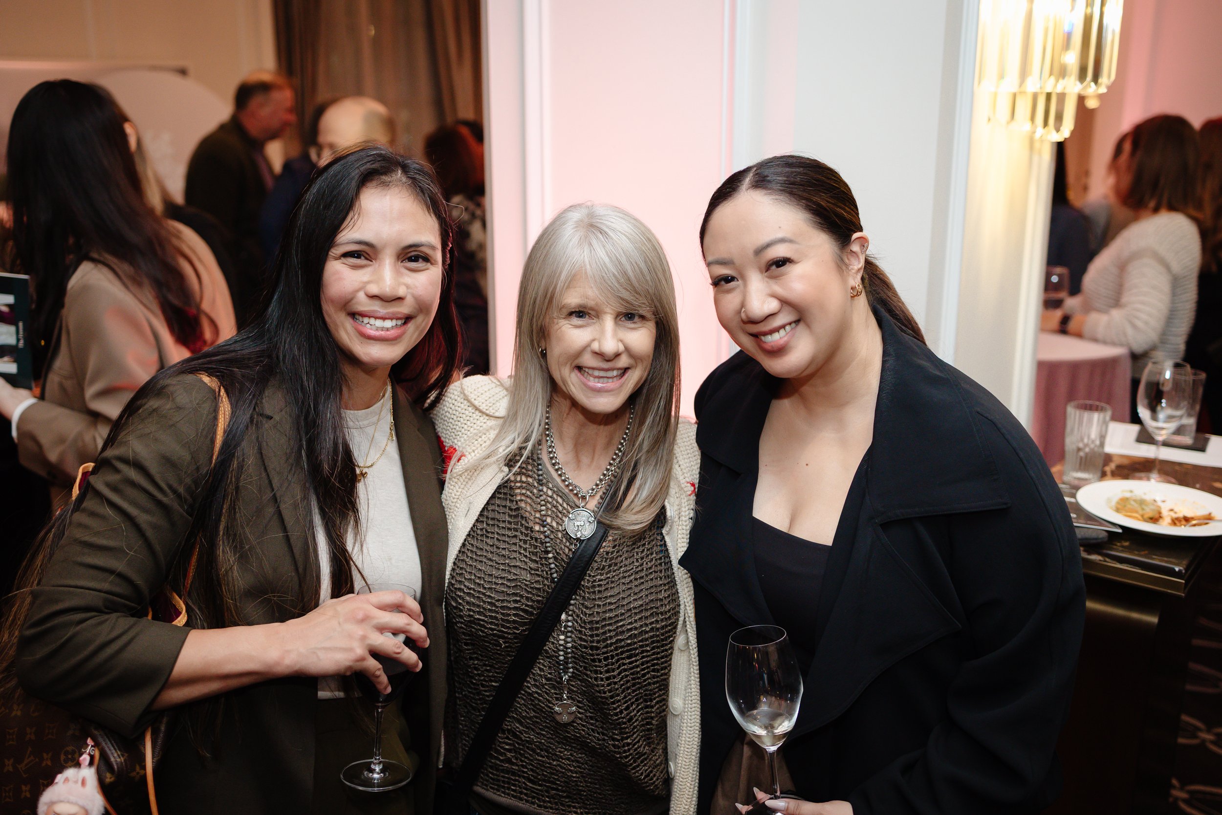  L-R: Christina Lumba, Judy Brooks, Celine Bacani 