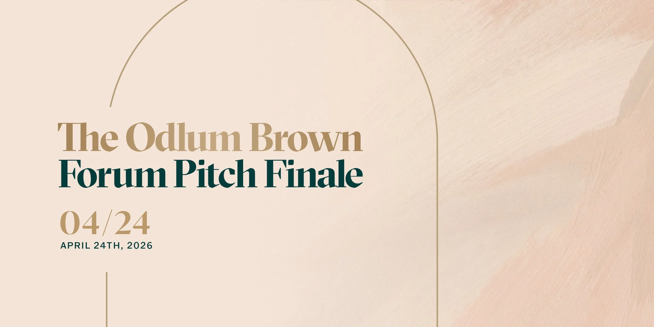 The Odlum Brown Forum Pitch Finale 2025-2026
