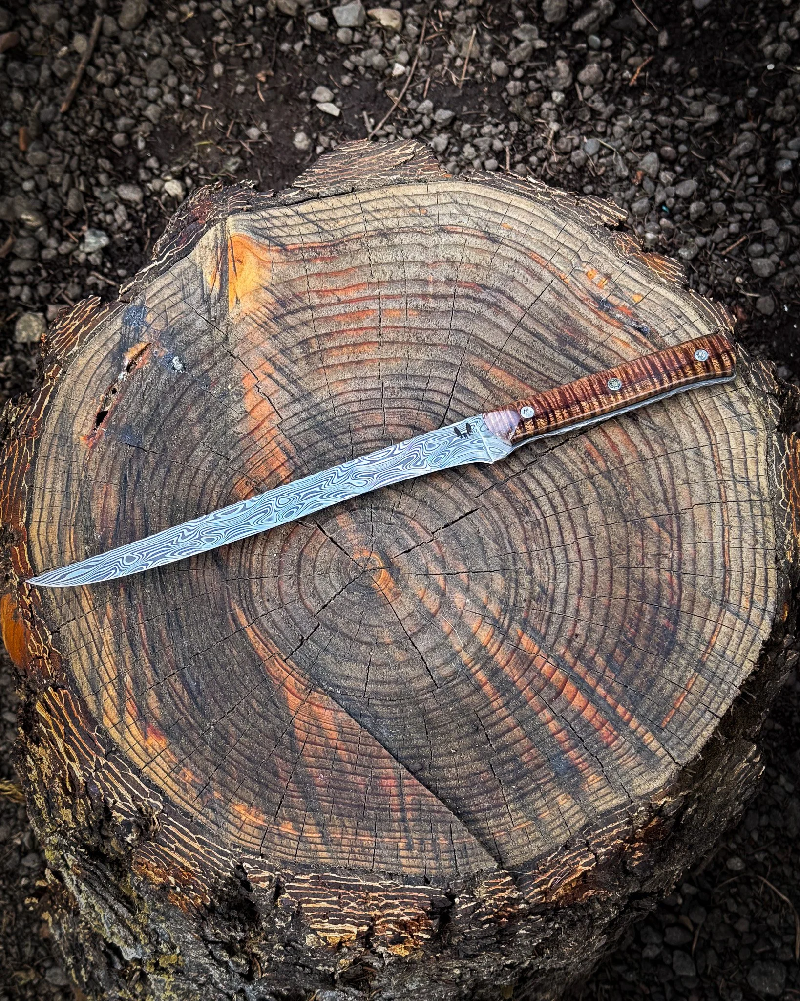 The Damascus 8" Fillet