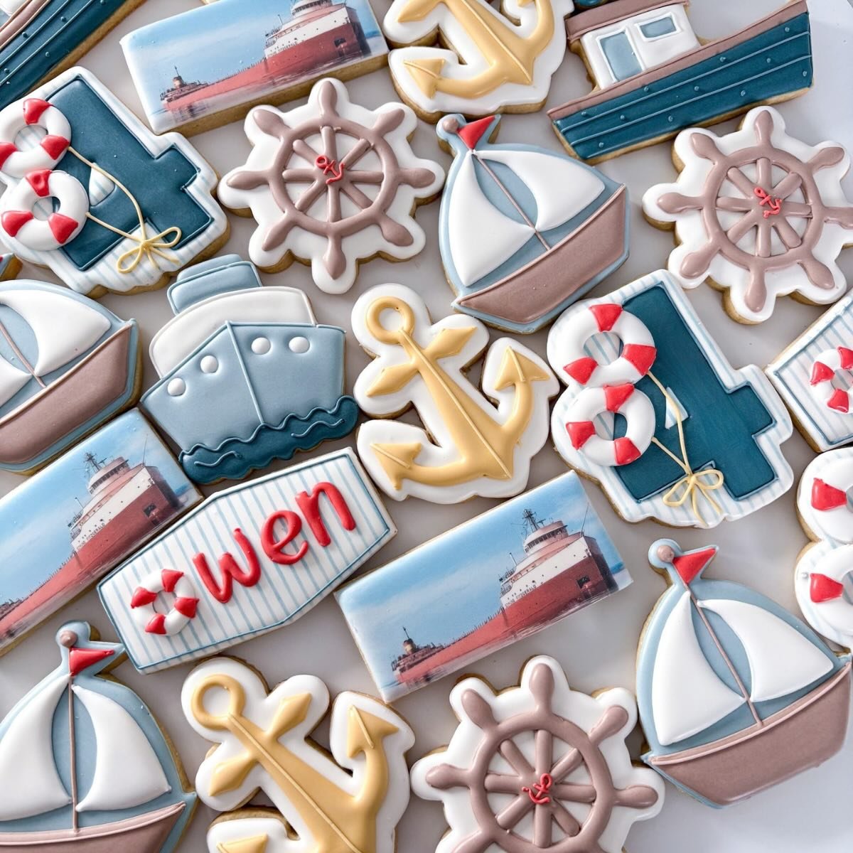 Sail-abration! ⛵️

#birthdaycookıes #nauticalcookies #cookiesofinsta