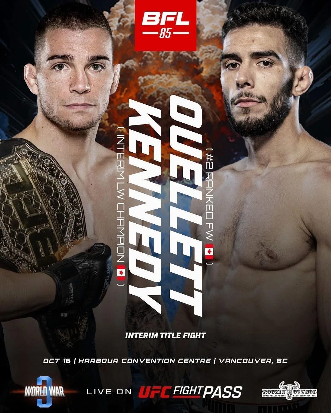 It's fight night!!!! 

Come join us tonight to watch and cheer on Powell Rivers own fighter Nicolas Ouellett
