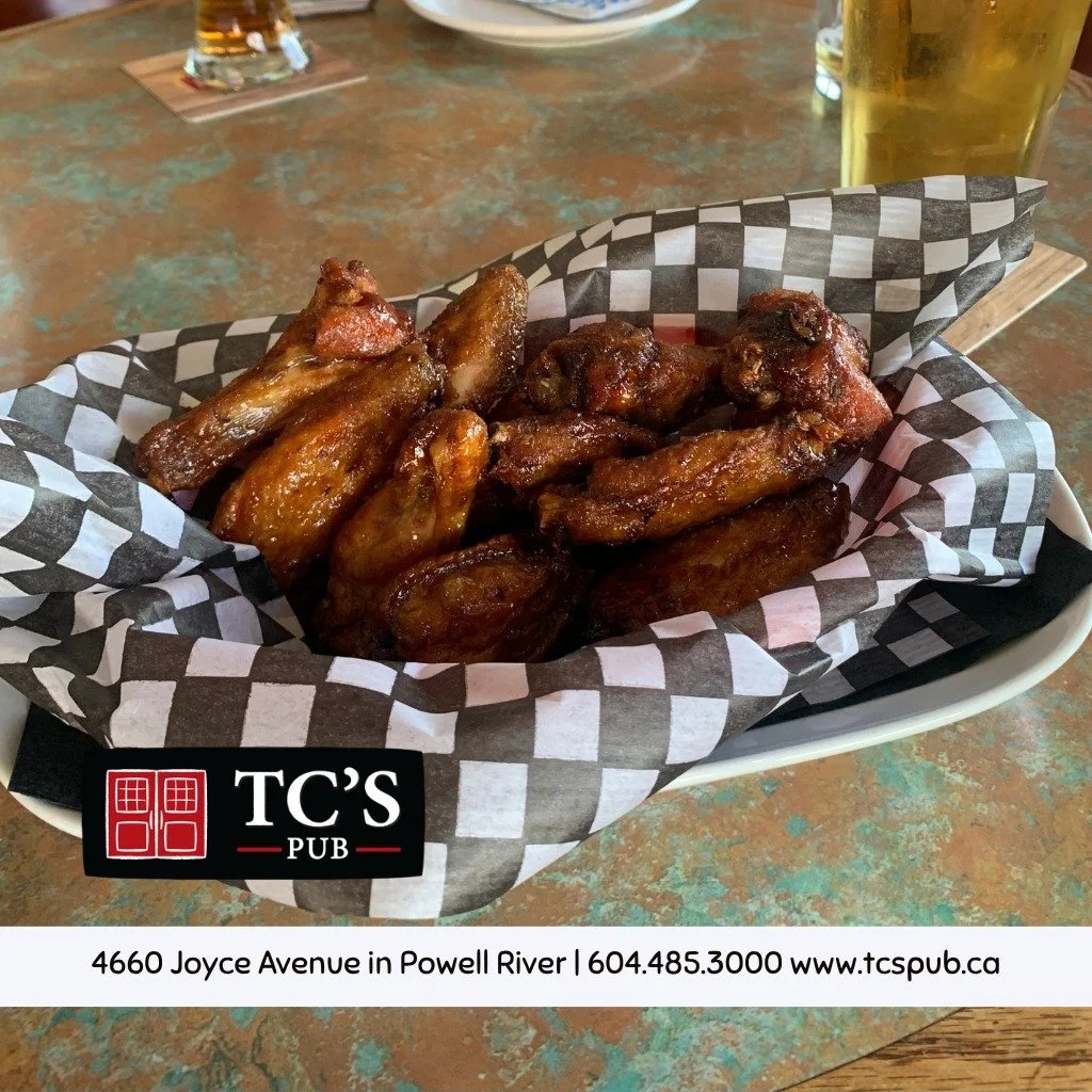 Wednesday? Think wings! 

Come down to TC's Pub and get some mouth-watering wings and catch a game!