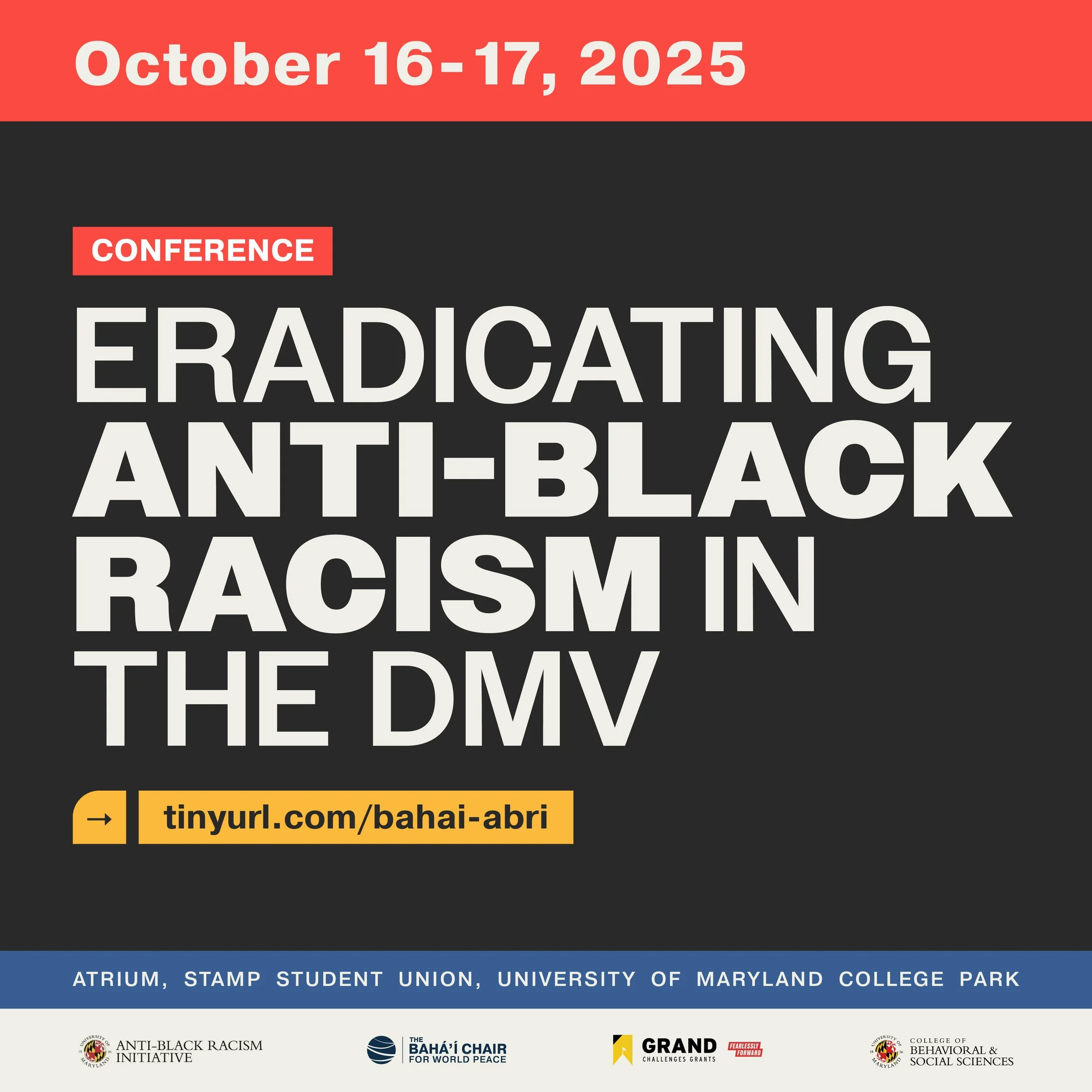 Upcoming Event: October 16-17 Eradicting Anti-Black Racism in the DMV Conference 