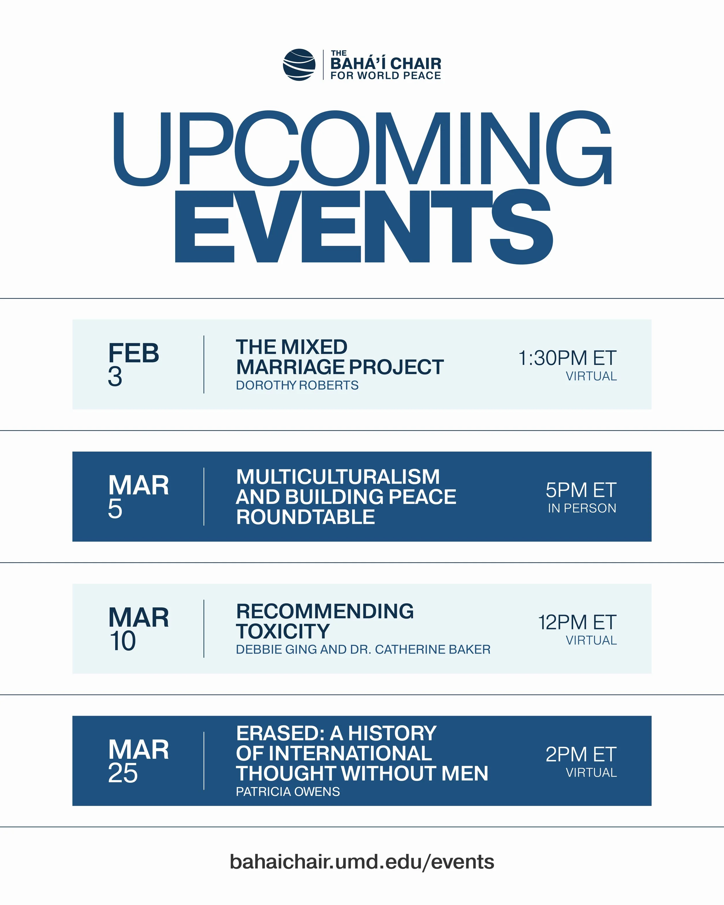 Welcome to the Spring semester!