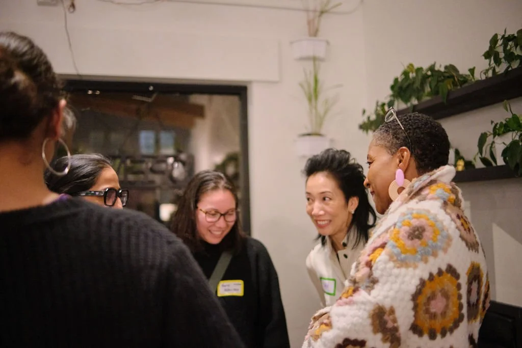  Chef Mary Nguyen with community members at Asian Girls Ignite’s AppreciAsian 2025 hosted at Yuan Wonton 