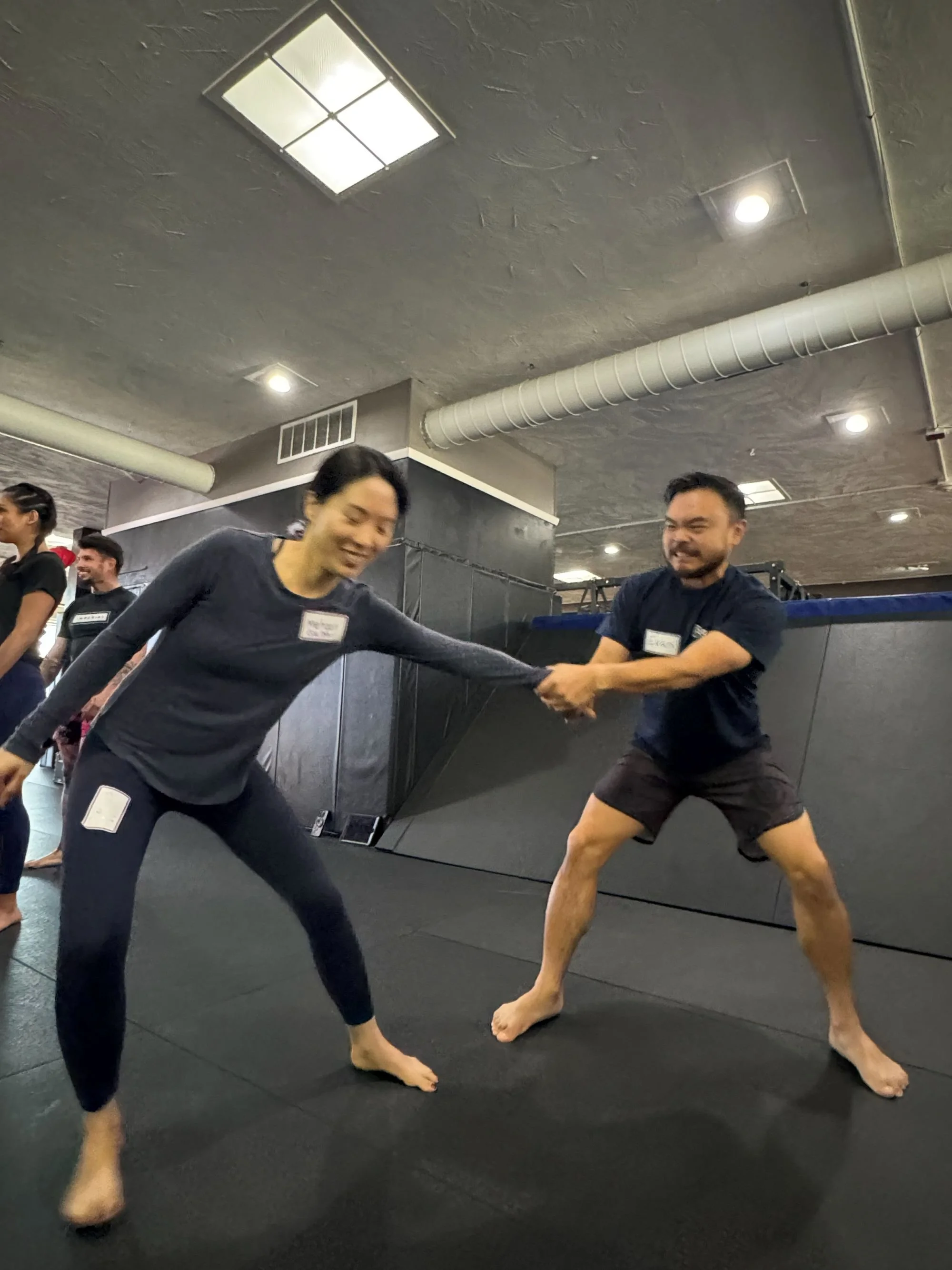  AGI community participating in a self-defense workshop hosted by Imperial Jiu Jitsu &amp; Kickboxing in Lakewood, Colorado 