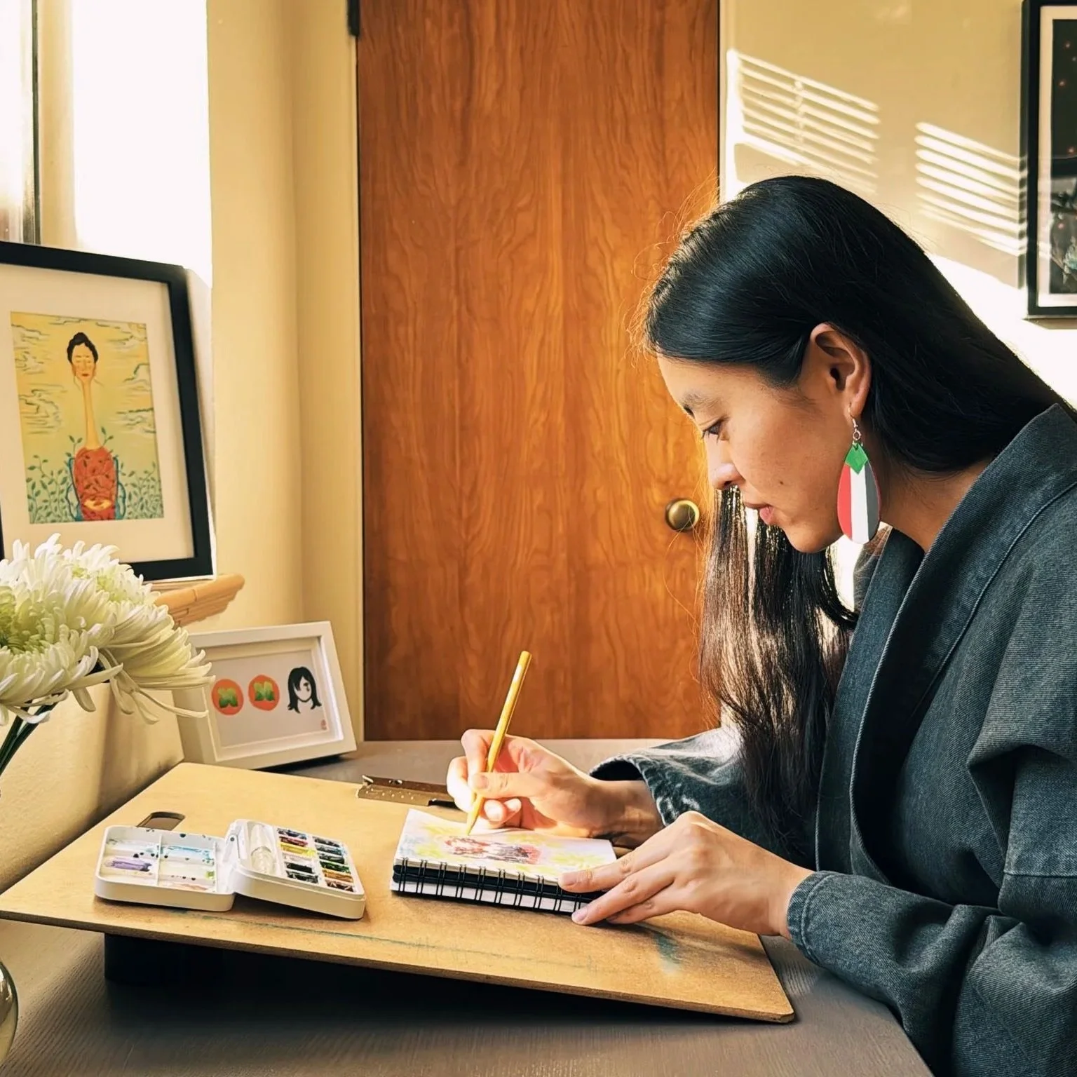 asian american artist drawing