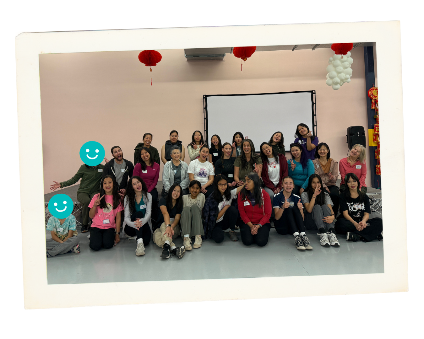 Group photo at Generational Healing with Asian Girls Ignite at Social Fabric Hub