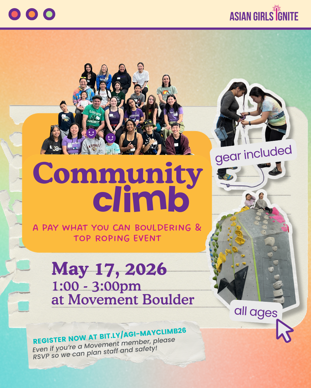 Registration: May Community Climb