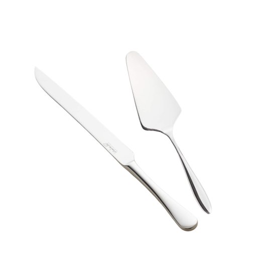 Silver Cake Knife & Server