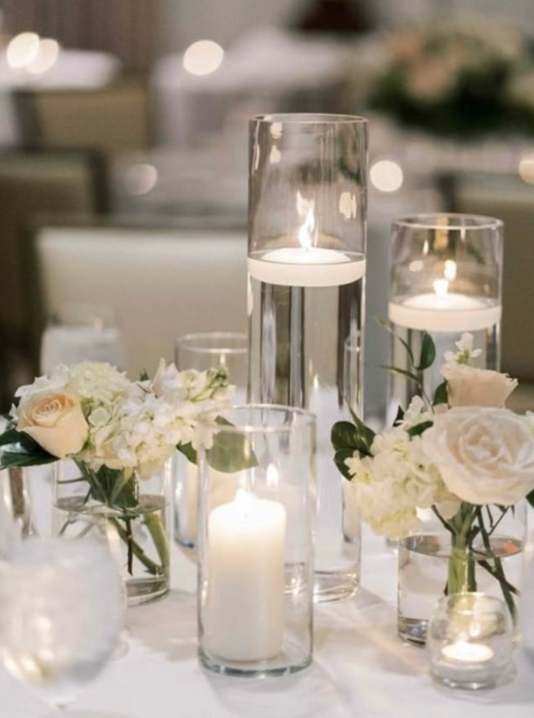 Assorted Hurricane Vases