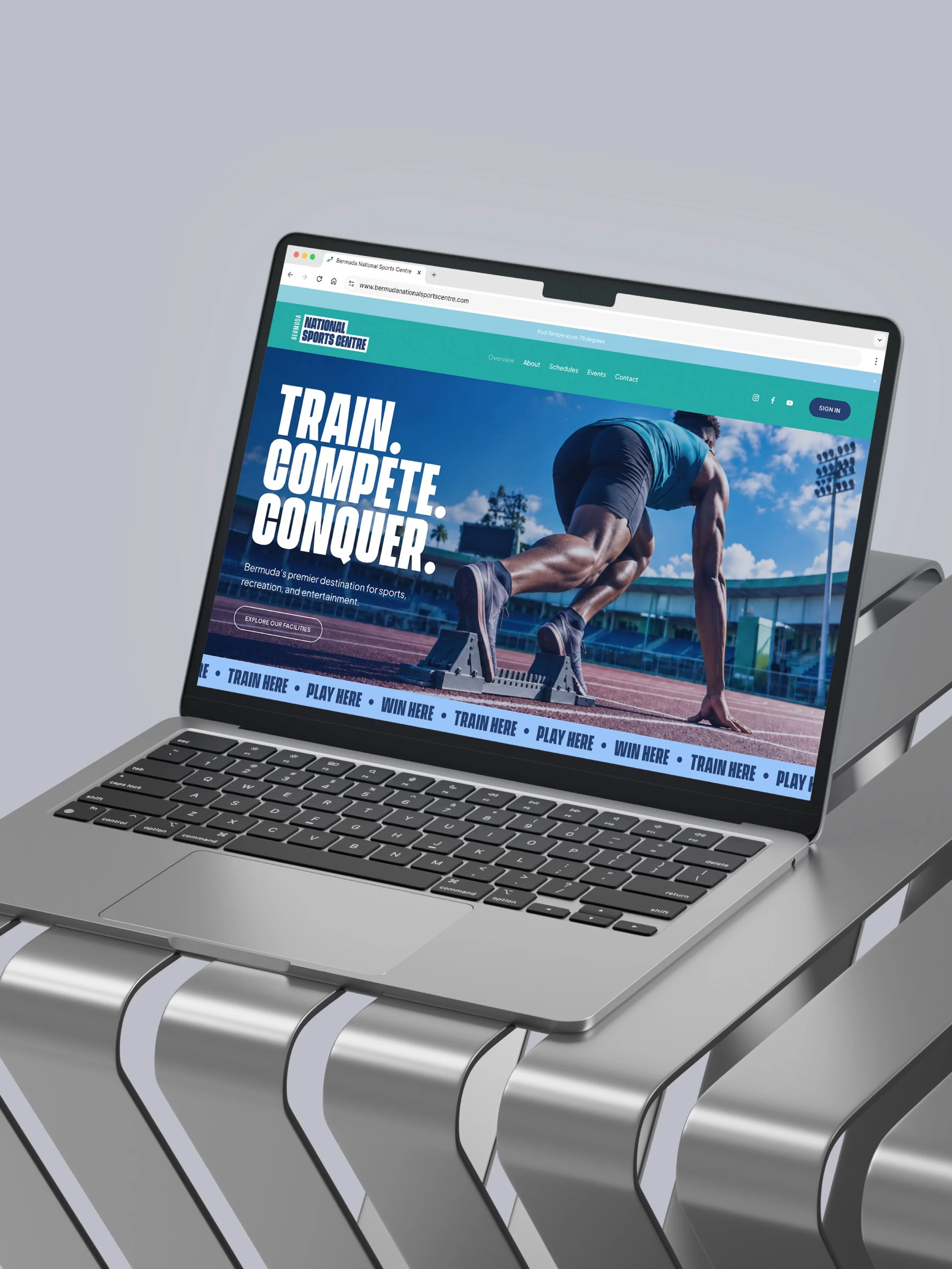 A fresh look for Bermuda&rsquo;s home of sport. 🏆

NinthMind partnered with the Bermuda National Sports Centre (@nscbermuda) to refresh their visual identity and redesign their website from the ground up.

We started by evolving the existing brand &