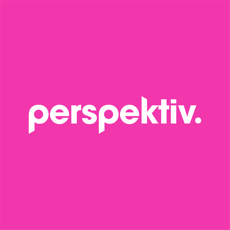 Perspektiv logo, designed by Megan Outerbridge at NinthMind Design Studio, 2021